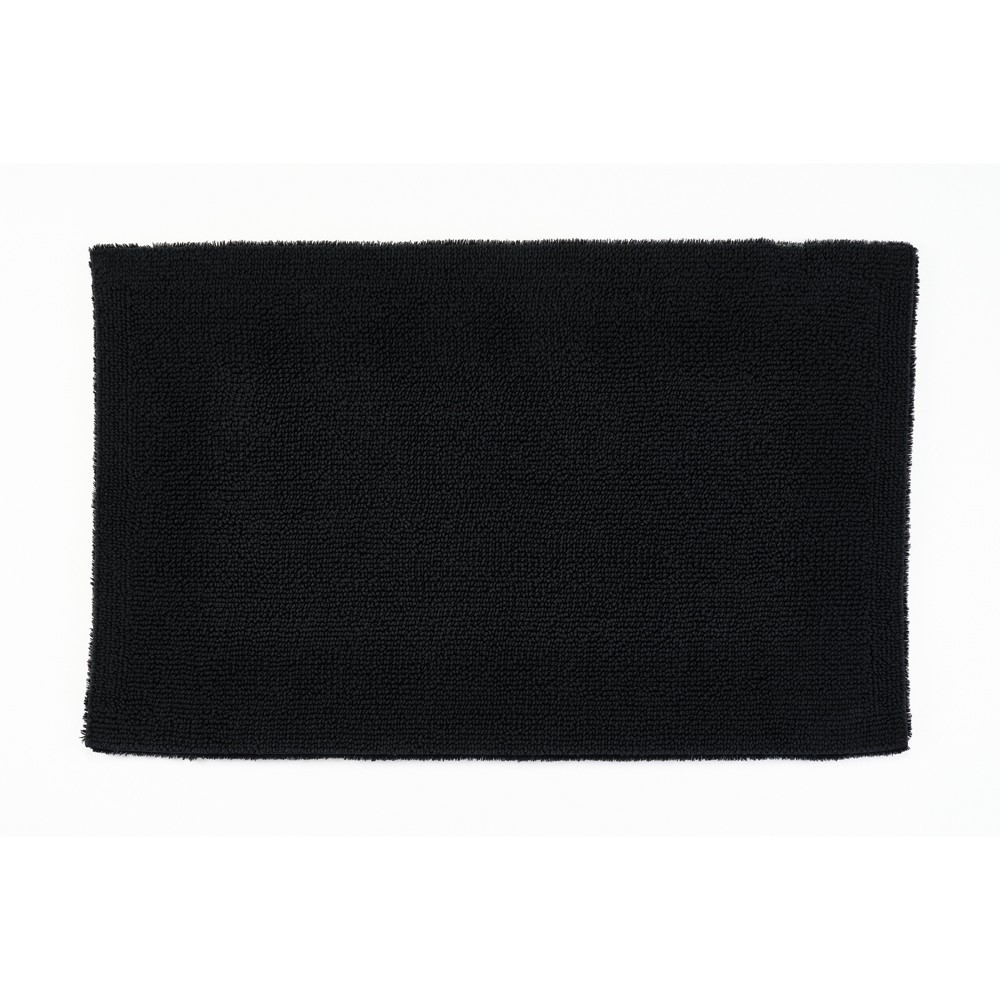 Bay Bath Mat 990 by Designer Abyss & Habidecor in Black